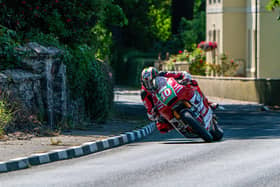 Peter Hickman won a drama-filled second Supertwin race on Friday at the Isle of Man TT on his PHR Performance Yamaha