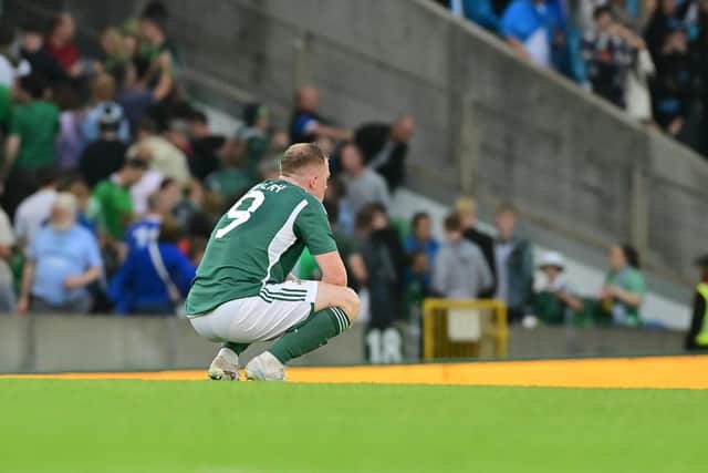 Injury has ruled Shayne Lavery out of Northern Ireland's European qualifiers against Slovenia and Kazakhstan, says Blackpool manager Neil Critchley
