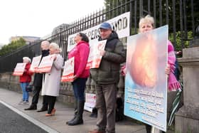 Anti-abortion and pro life organisation The Society For The Protection Of The Unborn Child at the High Court in Belfast