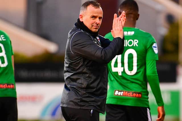 Glentoran boss Rodney McAree takes his side to Crusaders in the Irish Cup this afternoon.