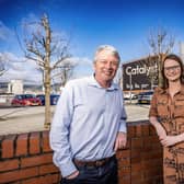 Investment into tech firms in Northern Ireland has reached its highest level ever in 2023 at £143.2 million, according to the latest data from Catalyst.. Pictured are Kieran Dalton, head of scaling at Catalyst and Pauline Timoney, head of entrepreneurship at Catalyst