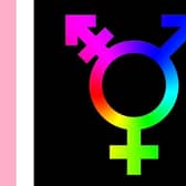 One of the symbols of the transgender movement - the male and female symbols combined