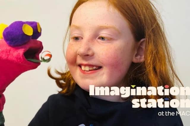 Create your very own unique sock puppet during some free family-fun at Belfast's MAC Playroom