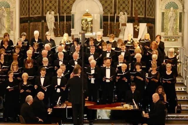 The performance featured the Armagh City Choir