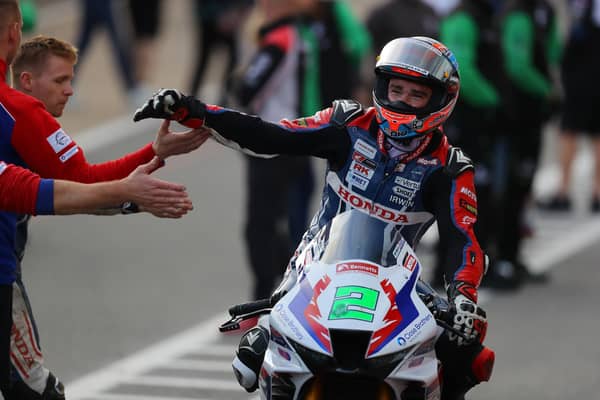 Glenn Irwin secured a double at Brands Hatch to secure second place in the British Superbike Championship.