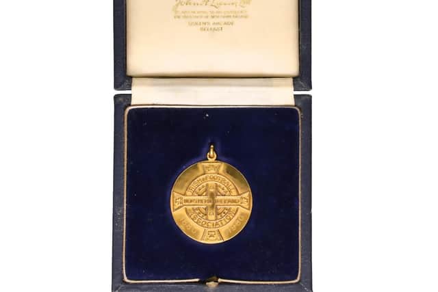 The 1980 British Home Championship medal