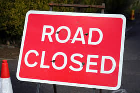 The busy A6 has been closed due to a serious crash