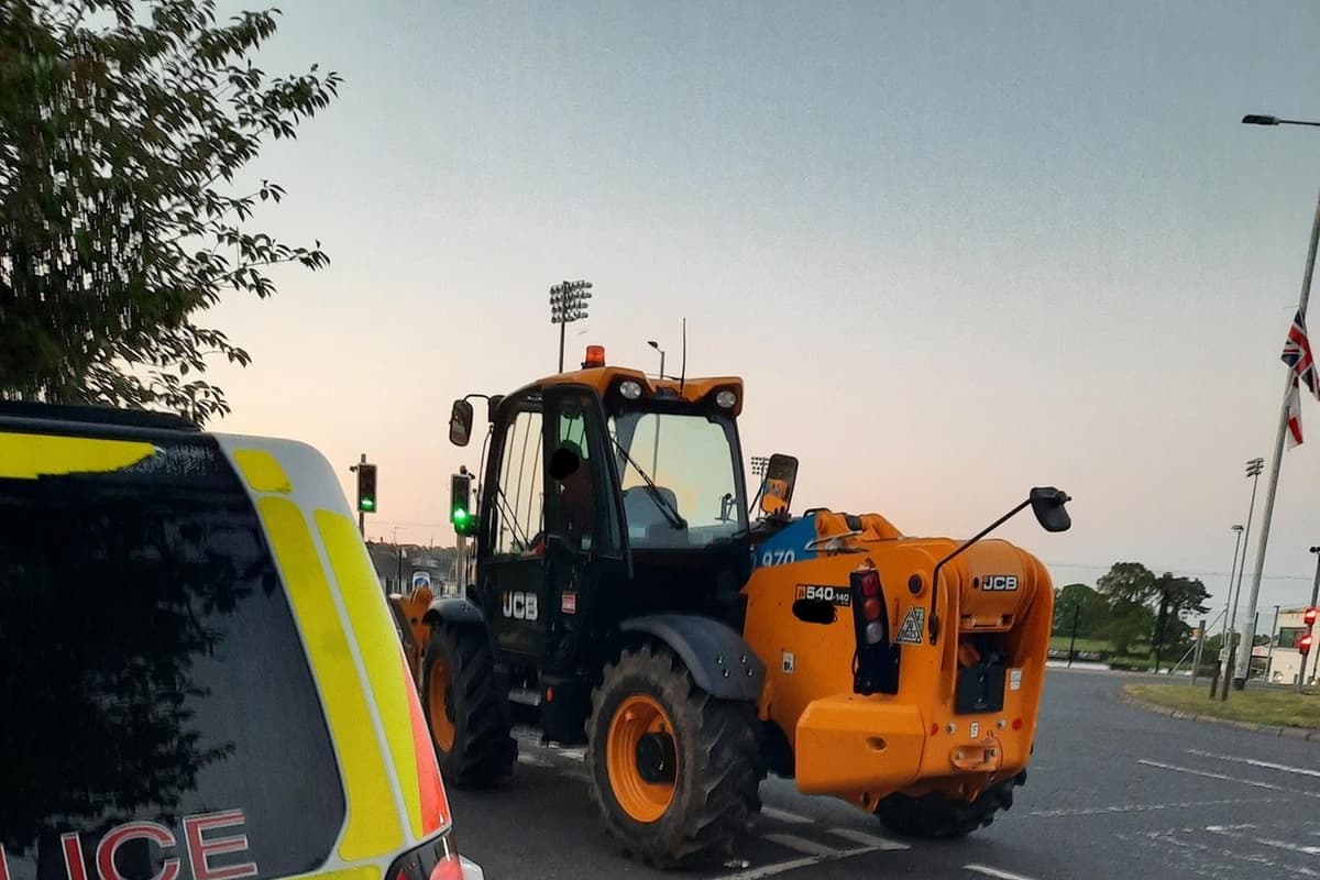 PSNI stop JCB telehander only to discover driver was just 14-years-old