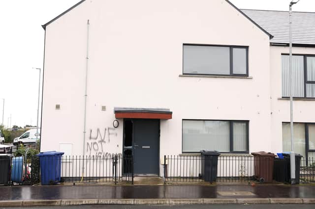 Police are investigating a number of incidents of criminal damage at Weavers Grange in Newtownards
