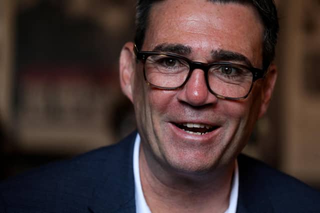 Prime Minister Andy Burnham pictured during a visit to Belfast on August 27