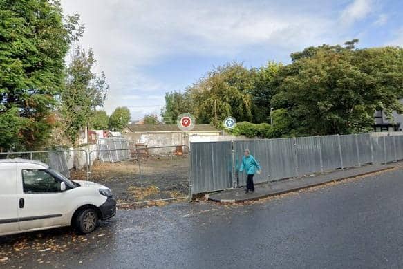 The site of the proposed new development on the Limavady Road