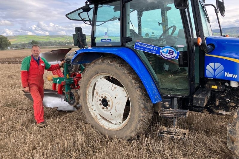 Rodney Crawford from Comber representing Northern Ireland in the Conventional Class at the recent National Ploughing Championships in Ratheniska, County Laois