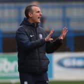 Coleraine manager Oran Kearney takes his side to the Newry Showgrounds this afternoon