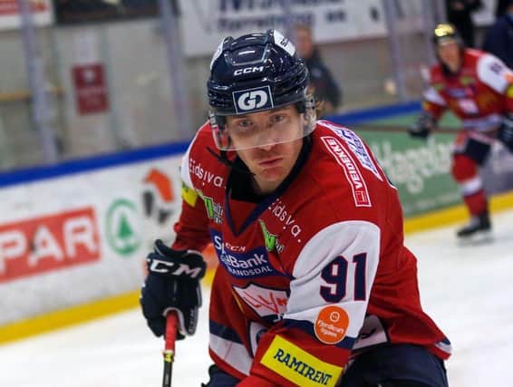 Sweden's Henrik Eriksson has joined the Belfast Giants for the remainder of the season.