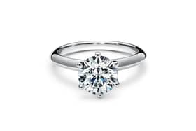 The Tiffany style engagement ring is the most popular in Belfast followed by the Halo and Solitaire styles