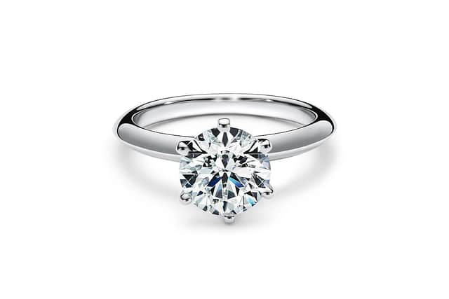 The Tiffany style engagement ring is the most popular in Belfast followed by the Halo and Solitaire styles