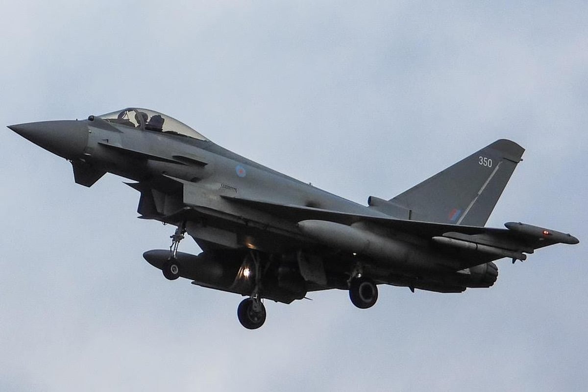 Four low flying RAF Typhoon fighter jets 'terrify' residents during NI sortie