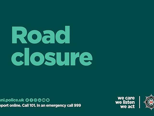 Part of the Gosford Road outside Markethill is currently closed due to a two-vehicle road traffic collision