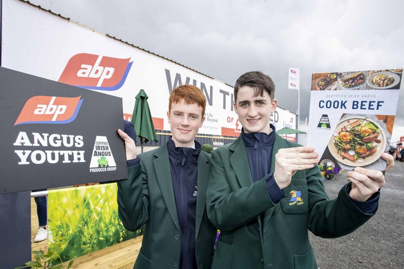 Down High pupils at the ABP Stand..Pic Steven McAuley/McAuley Multimedia