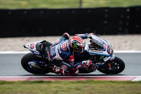 Jonathan Rea claimed his best result of the season so far with sixth place on the Pata Prometeon Yamaha in the opening World Superbike race at Assen
