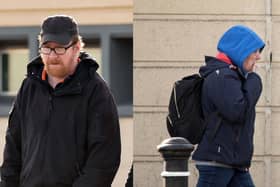 Chris Fulton (left) and his wife Amanda Fulton were found guilty at Newry Crown Court