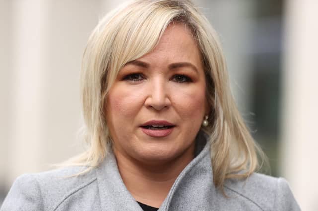 Sinn Fein vice president Michelle O'Neill