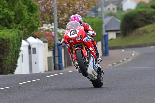 Lee Johnston rode for the official Honda Racing team at the major road races in 2018.