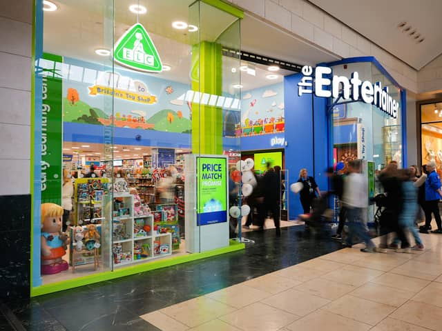 Toy store chain, The Entertainer, is to open a new outlet at Rushmere Shopping Centre in Craigavon, Co Armagh.