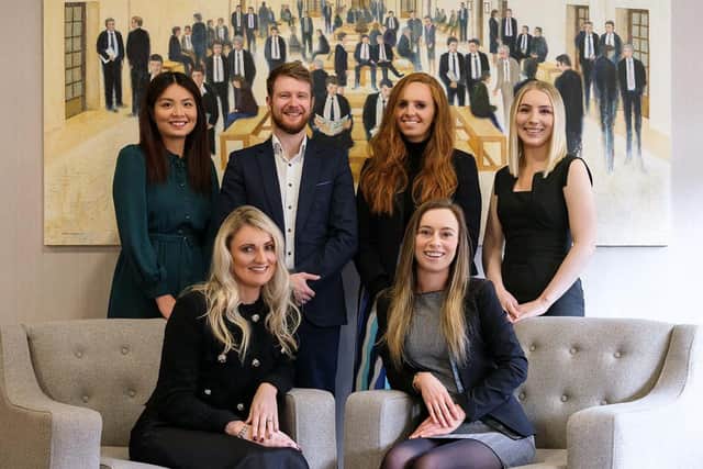 Following the leading Northern Ireland firm’s recent successes and ongoing team development, Wilson Nesbitt is delighted to announce seven senior team appointments. Pictured are Ciara Brolly, Sharon Hawthorne, Chi Ting Yip, Daniel McCracken, Sian Brunt and Izabela Treacy (missing from photo is Hannah Simpson)