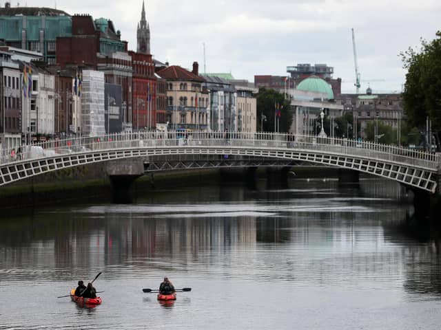 The Ha'Penny bridge in Dublin. Ireland is the world’s largest tax-haven alongside the Netherlands