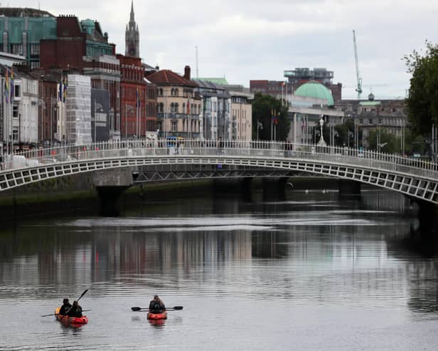 The Ha'Penny bridge in Dublin. Ireland is the world’s largest tax-haven alongside the Netherlands