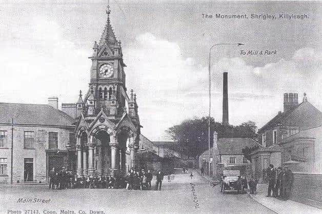 Shrigley's Main Street, as seen in the early part of the 20th century.