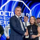 Sarah Topley from Haldane Fisher Lisburn receiving her Rising Star award. Pic credit: John Ohle