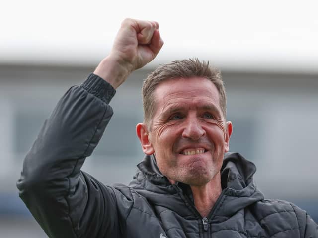 Crusaders manager Stephen Baxter. (Photo by Desmond Loughery/Pacemaker Press)