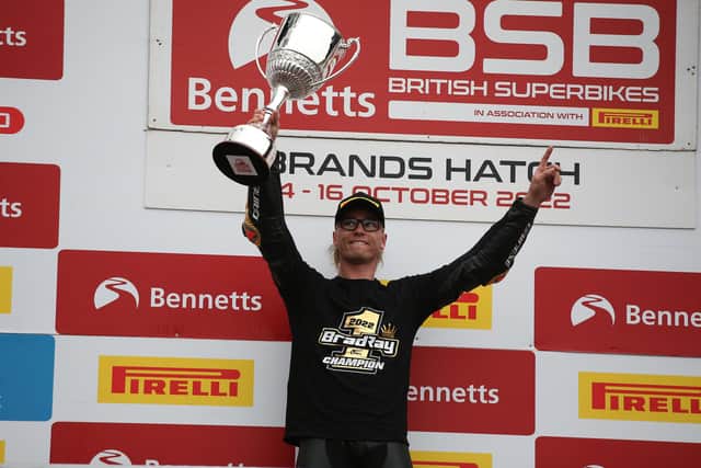 Bradley Ray won nine races on the Rich Energy OMG Racing Yamaha on his way to sealing the British Superbike title this year. Picture: David Yeomans Photography