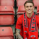 Ethan Galbraith after signing for Leyton Orient. PIC: Leyton Orient