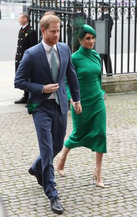 File photo dated 09/03/20 of The Duke and Duchess of Sussex, as the final part of the Sussexes' controversial Netflix documentary airs on Thursday