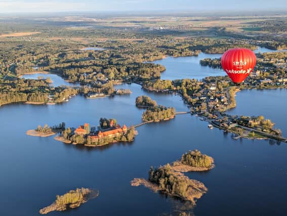 Lake Galve is home to the fairytale-esque Trakai Castle, Lithuania