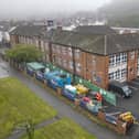 A general view of Abbey Lane Primary School in Sheffield, which has been affected with sub standard reinforced autoclaved aerated concrete (Raac).