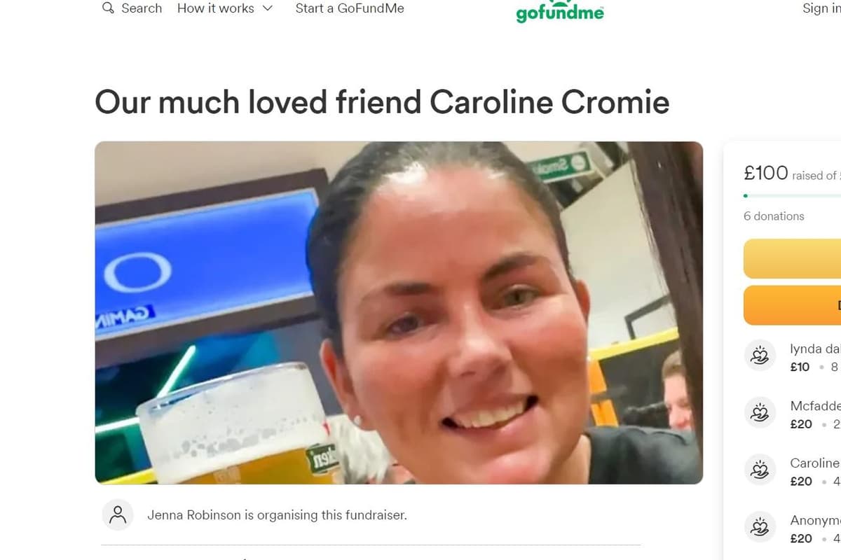Gofundme started to help family of 'funny, bubbly, loyal' Caroline Cromie after Benidorm death raises £4,500 in hours
