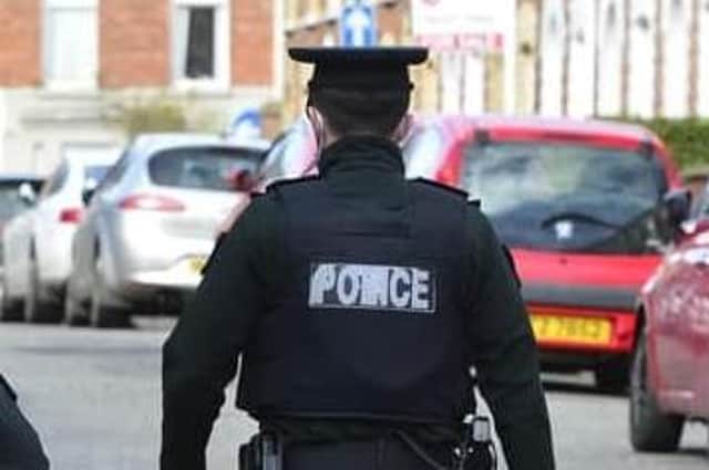 PSNI on foot patrol in Belfast. Photo: Arthur Allison/Pacemaker