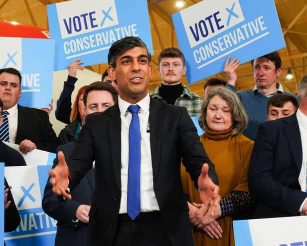 Rishi Sunak celebrates a rare Tory victory after Ben Houchen was re-elected as Tees Valley mayor