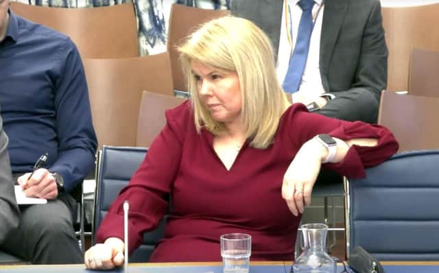 The NI Water CEO Sara Venning gave evidence to Stormont's Infrastructure Committee today.