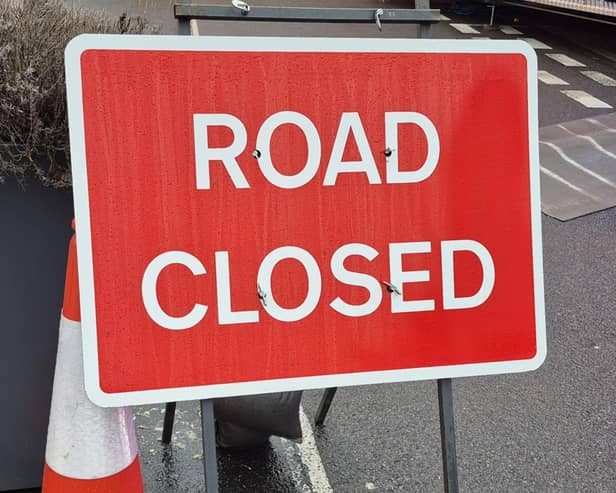 Road closed
