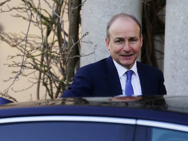 Micheal Martin said everybody 'is entitled to have their perspectives on the future constitutional position of Northern Ireland'