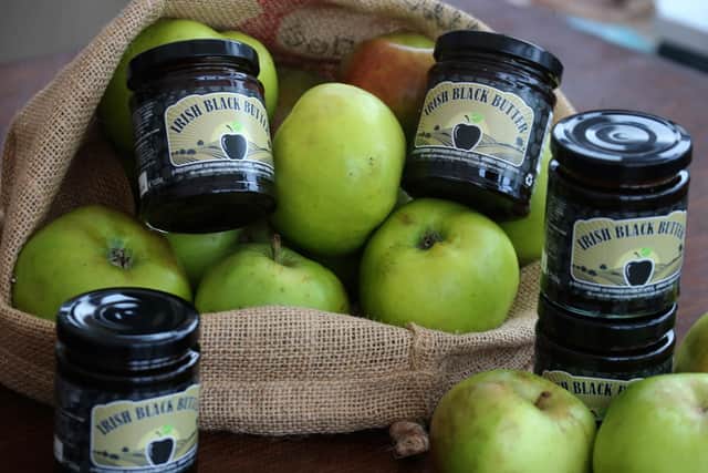 Irish Black Butter is a sweet/savoury sauce featuring Armagh Bramley apples among its ingredients