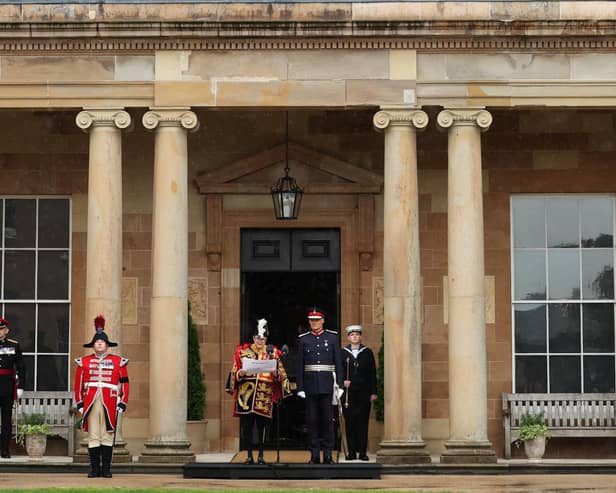 The talks between Chris Heaton-Harris and the political parties will be held at Hillsborough Castle on Monday