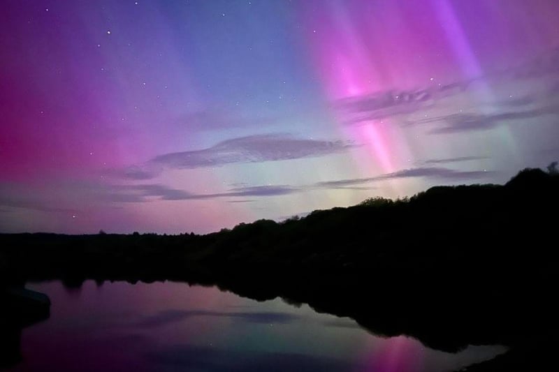 The Northern Light in Co Antrim Fiday May 10 supplied by Liam Breen