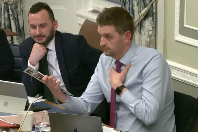 TUV MLA Timothy Gaston and DUP MLA Phillip Brett were accused of being 'misogynists' over their line of questioning.