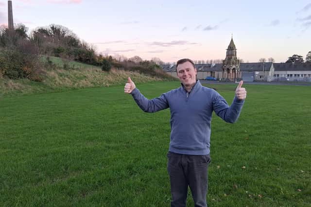 Councillor Callum Bowsie was instrumental in moves to rescue Shrigley's village green from plans that could have seen it sold off.